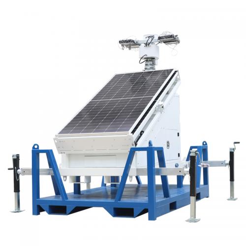 battery powered led light tower,portable solar energy tower,solar powered light tower